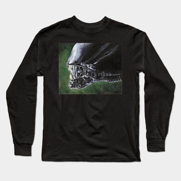 Xeno-Closeup Long Sleeve T-Shirt by CraigMahoney